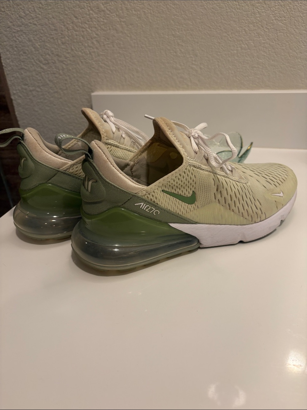 Nike Women’s Air Max 270 in Sage Green and White